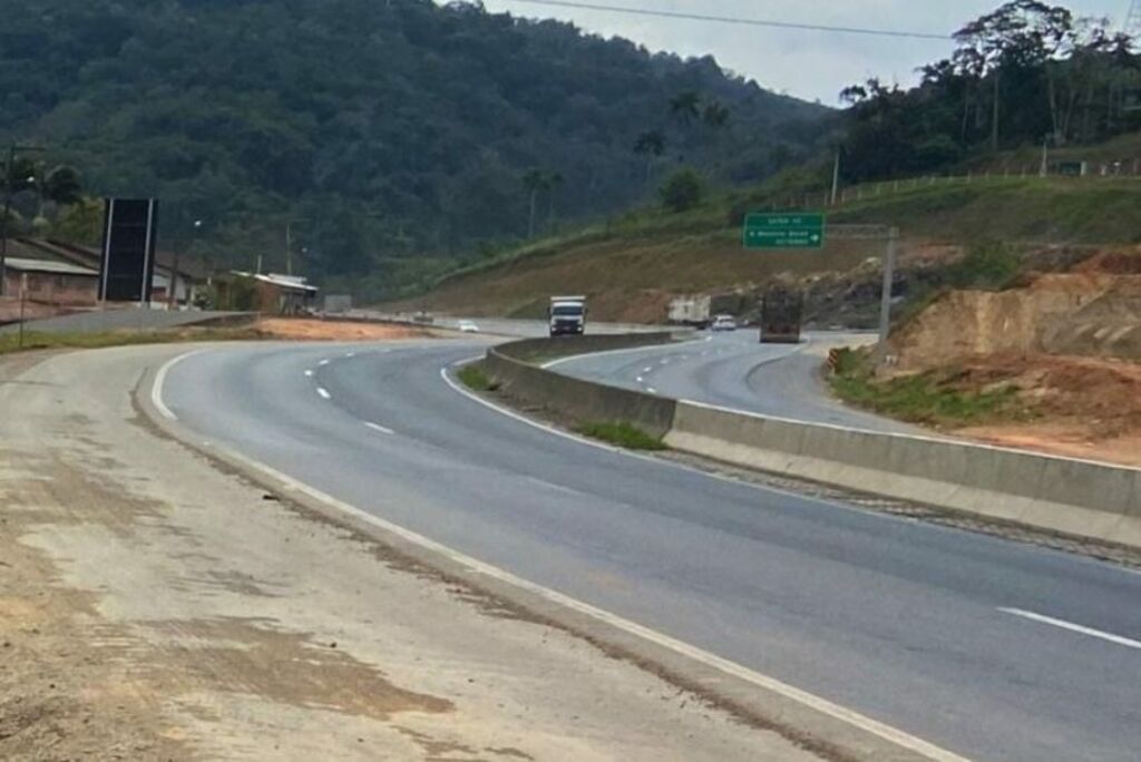 BR-470 será totalmente interditada em Gaspar nesta terça-feira.