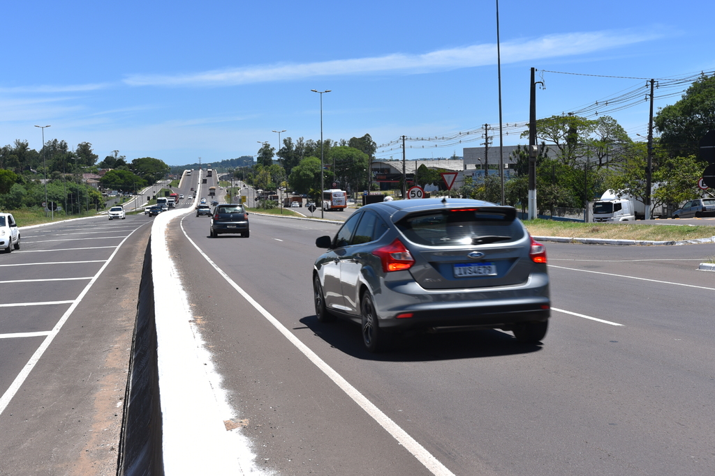 Dnit alerta para bloqueios a partir desta quarta-feira entre o viaduto da rodoviária e o Trevo da Uglione em Santa Maria