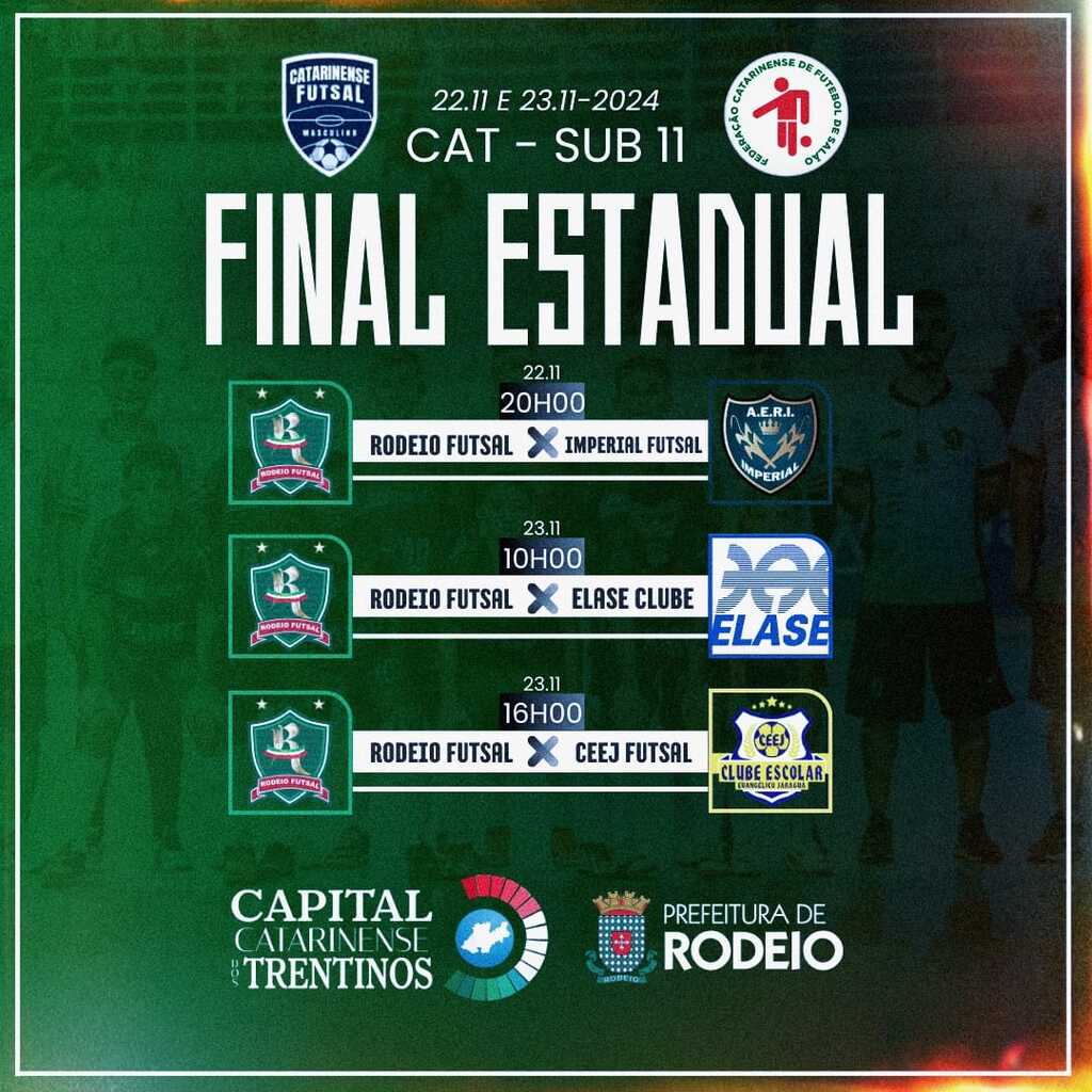 Final do Estadual - 1° Turno!