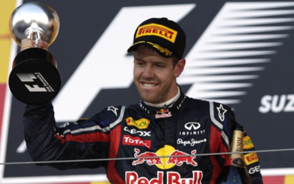 Com quatro corridas de antecedência, Sebastian Vettel se tornou bicampeão mundial de Fórmula 1. Nest