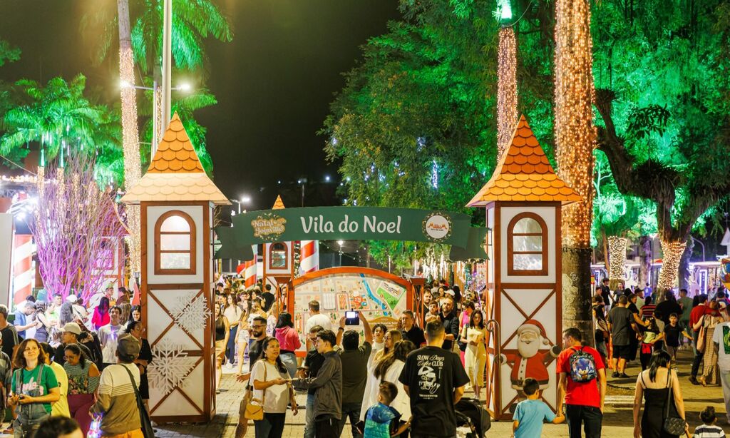 Natal de Joinville inaugura circuito natalino com atrações para toda a família