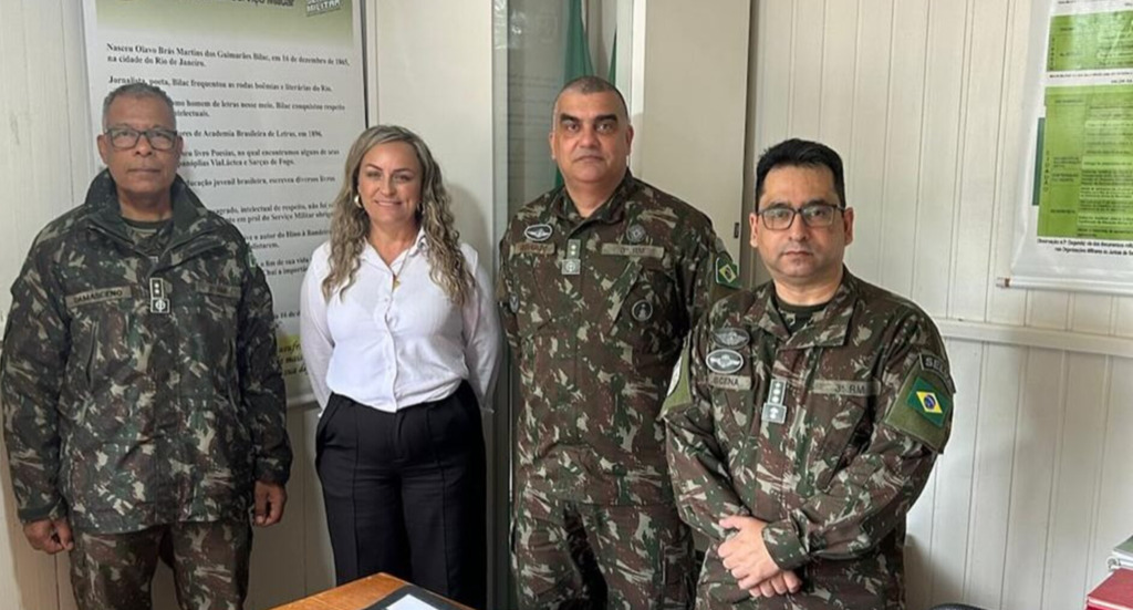POSTO DE RECRUTAMENTO E MOBILIZAÇÃO VISITA A JUNTA MILITAR DE MAMPITUBA
