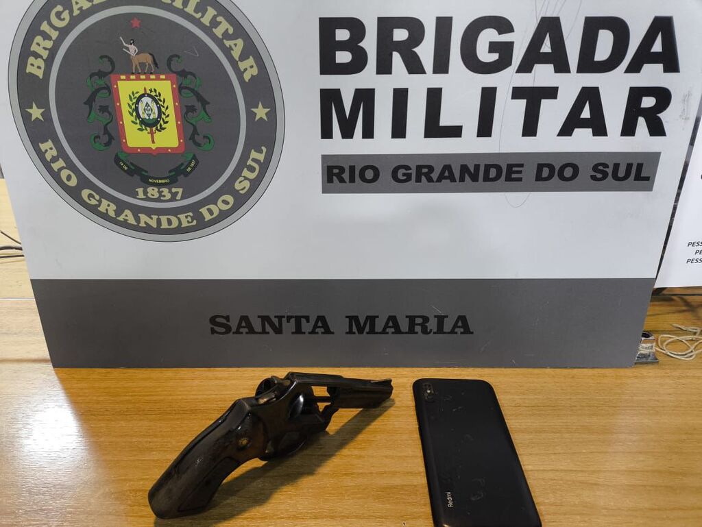 Adolescente é apreendido por porte ilegal de arma de fogo na região oeste de Santa Maria