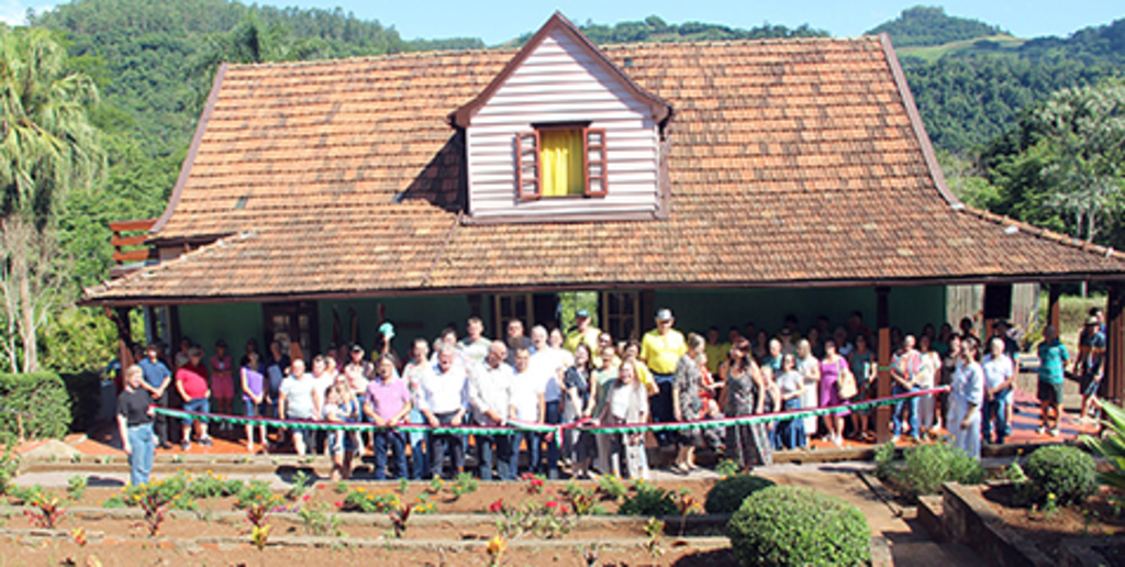 Casa de Fritz Plaumann é reinaugurada em Teutônia