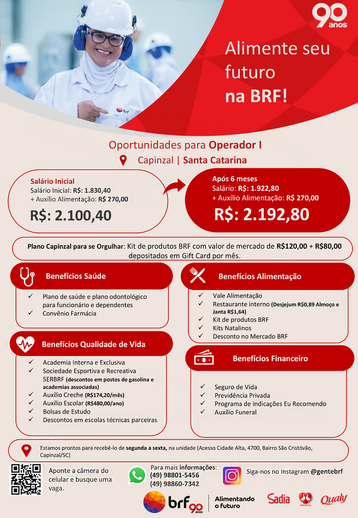 Alimente seu futuro na BRF!