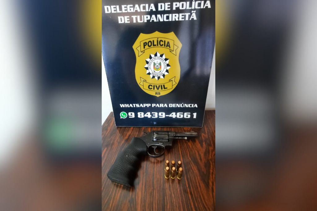 Jovem é preso em flagrante por posse ilegal de arma de fogo em Tupanciretã