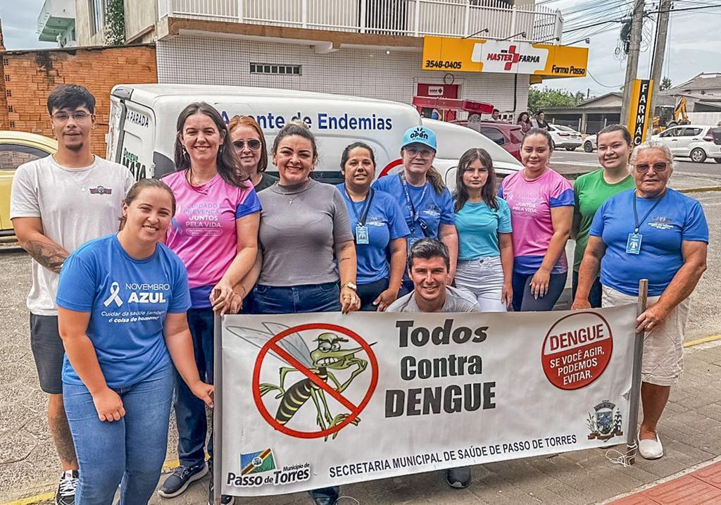 SECRETARIA MUNICIPAL DE SAÚDE DE PASSO DE TORRES REALIZA  AÇÕES DE PREVENÇÃO À DENGUE