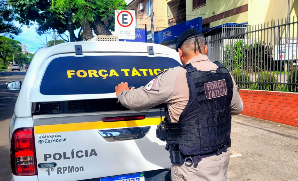 título imagem Jovem é preso em Santa Maria durante patrulhamento da Força Tática