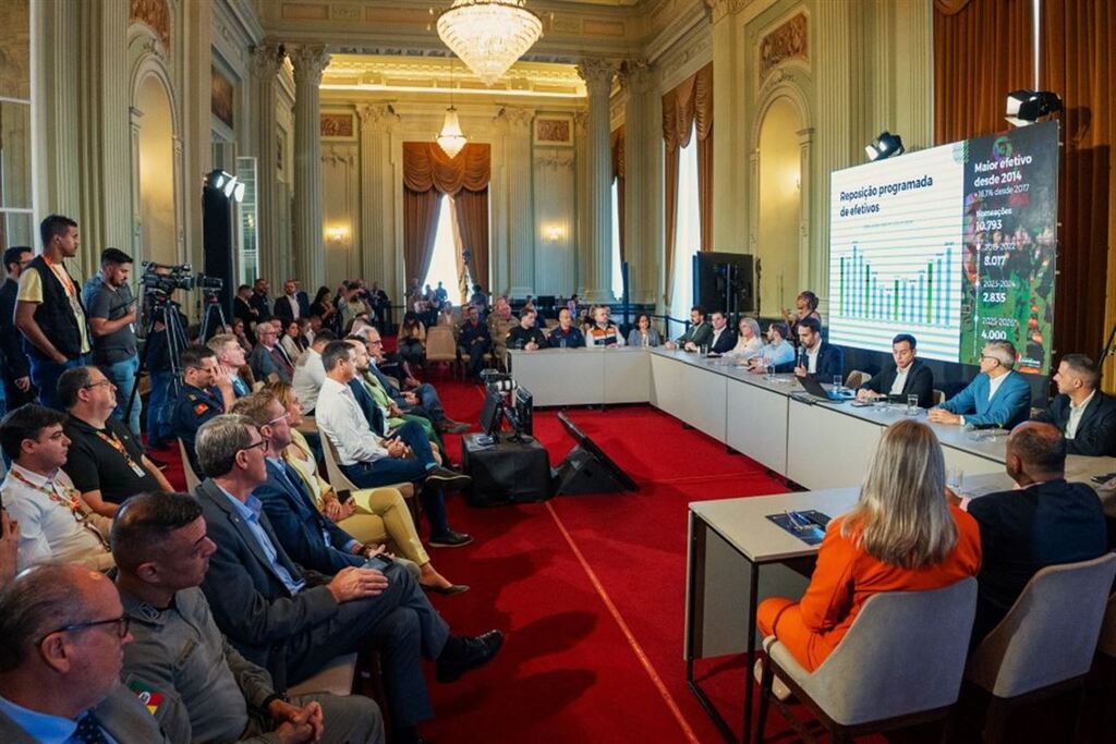 Foto: Maurício Tonetto/Secom - Números foram divulgados durante coletiva de imprensa realizada na quinta-feira (12), no Palácio Piratini