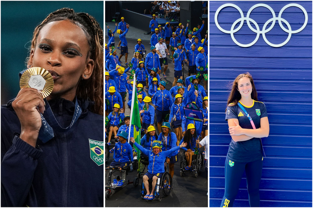 Rebeca Andrade, recorde na Paralimpíada e representantes da região; Relembre os principais momentos do esporte brasileiro em 2024