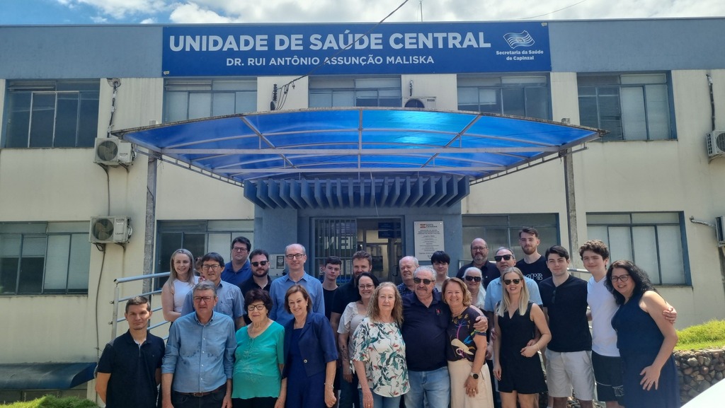 Unidade de Saúde que estava situada à Rua Ernesto Hachmann e agora Rua Vereador Rolindo Casagrande