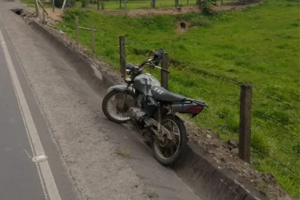 Imagem divulgação - Homem fica gravemente ferido em acidente de moto