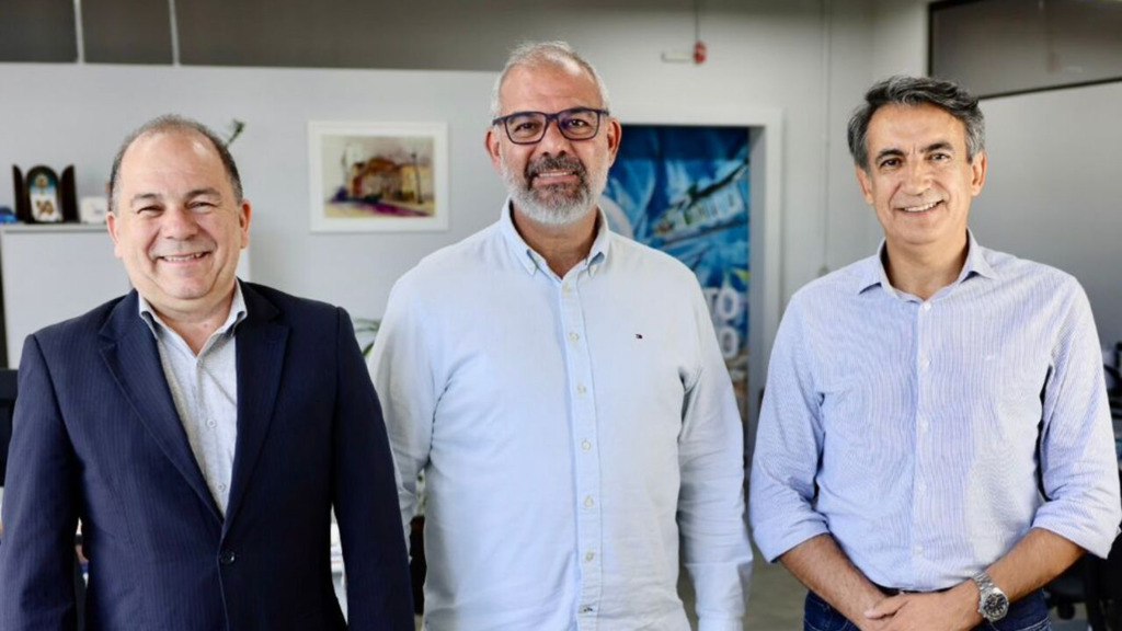 Foto: Divulgação - Ewerton Falk (à esq.), Rodrigo Décimo (ao centro) e Luiz Carlos Teixeira (à dir.)