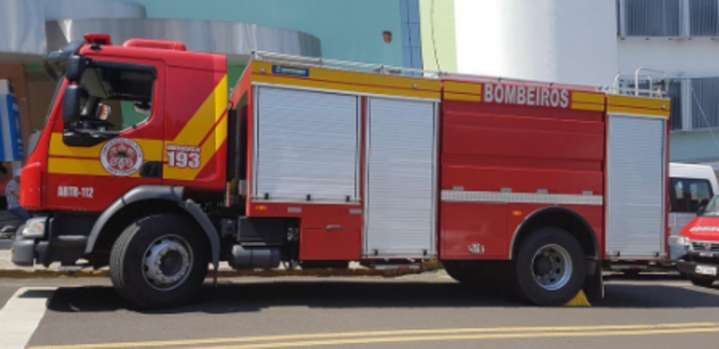 Homem tenta furtar viatura do Corpo de Bombeiros de Joaçaba