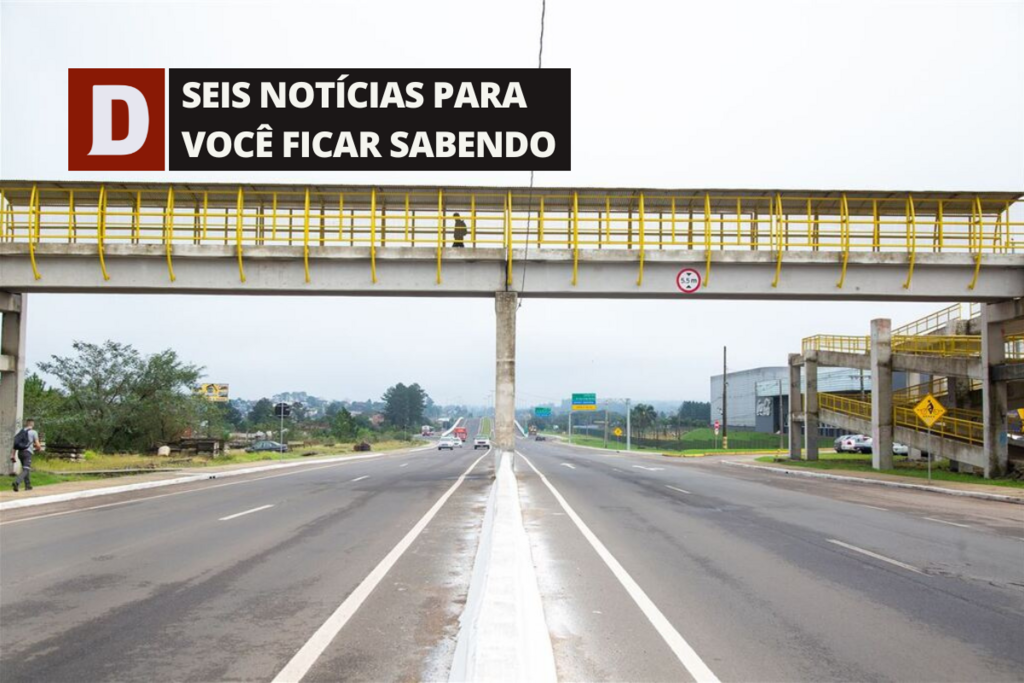 Rodovias de quatro municípios da região, incluindo Santa Maria, vão receber manutenção a partir desta segunda e outras 5 notícias