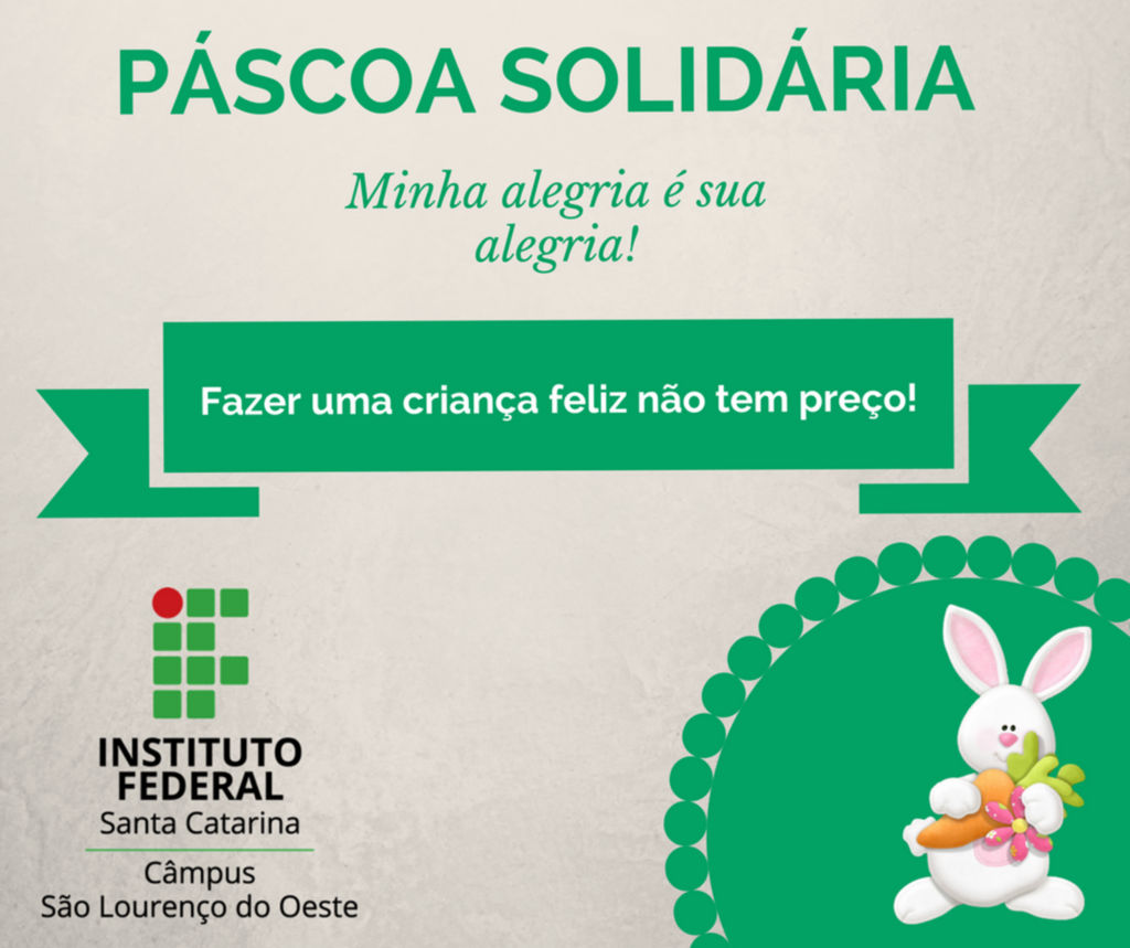 Páscoa Solidária do Instituto Federal