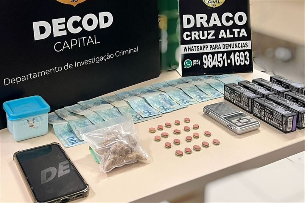 Homem é preso pela Polícia Civil em SC, suspeito de organizar esquema de envio de drogas para o RS