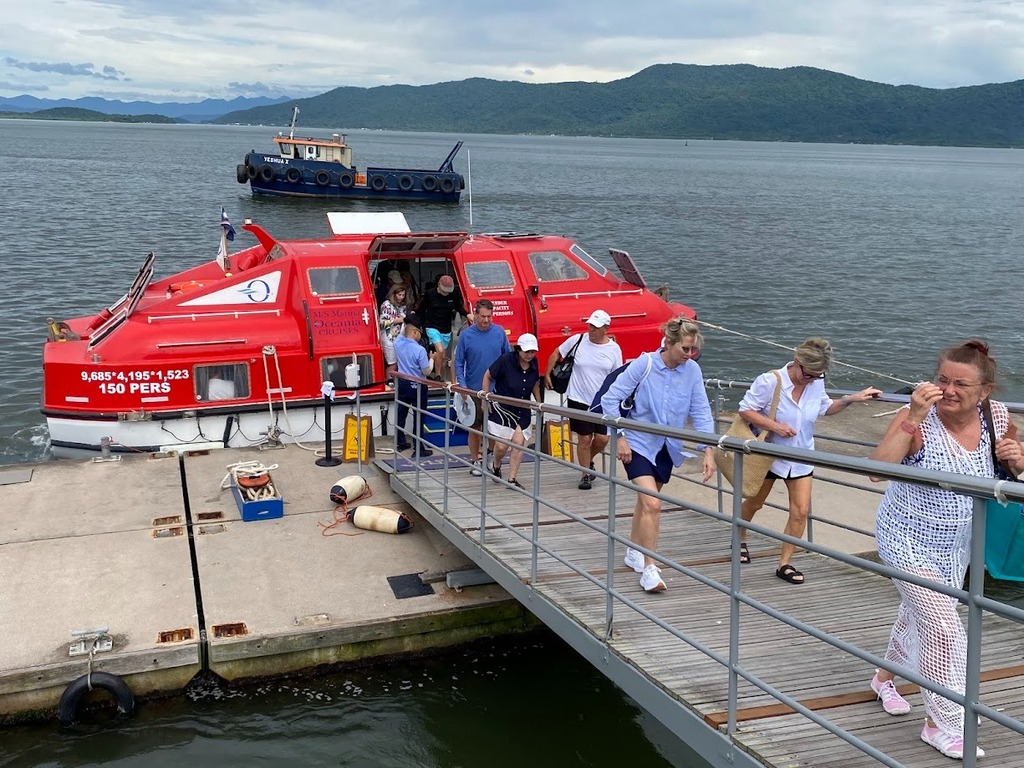 São Francisco do Sul dá início à temporada de cruzeiros com a chegada do navio Marina