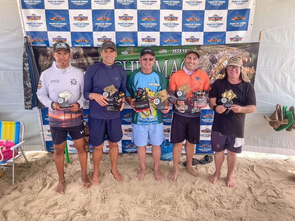 1º TORNEIO DE PESCA NA PRAIA FOI UM SUCESSO EM PASSO DE TORRES