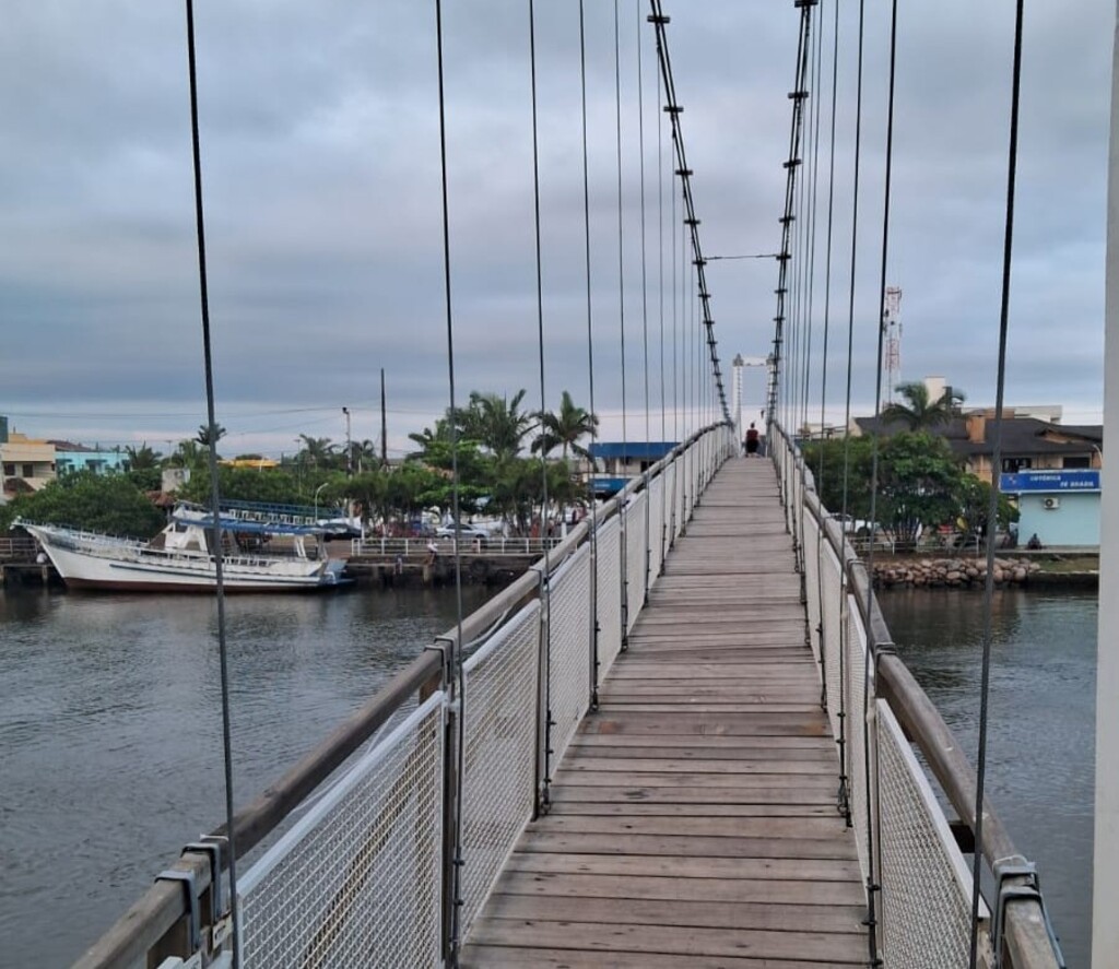 GUARDA MUNICIPAL DE TORRES REALIZA INSPEÇÃO DE ROTINA NA PONTE PÊNSIL