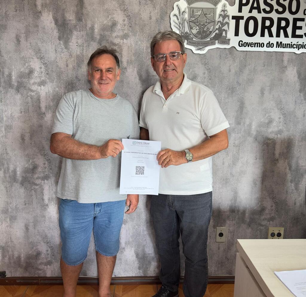 OSMAR PEREIRA RAMOS ASSUME SECRETARIA DA PESCA EM PASSO DE TORRES