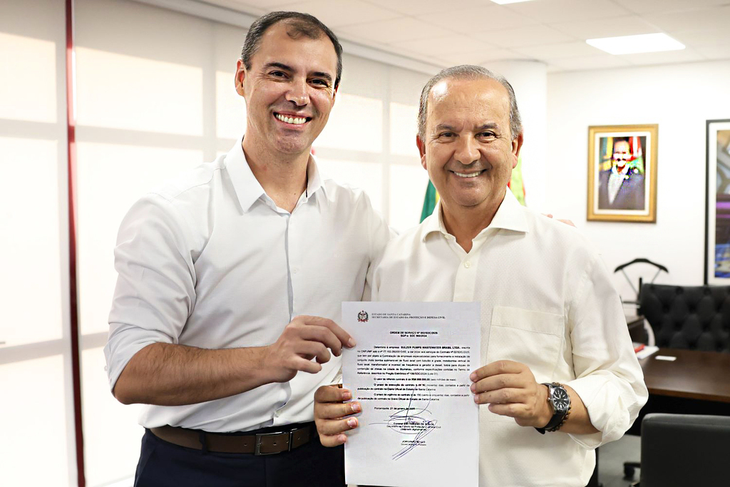 Com Ordens de Serviço para obras em barragens e diques, Governo do Estado reforça proteção a desastres naturais no Vale do Itajaí