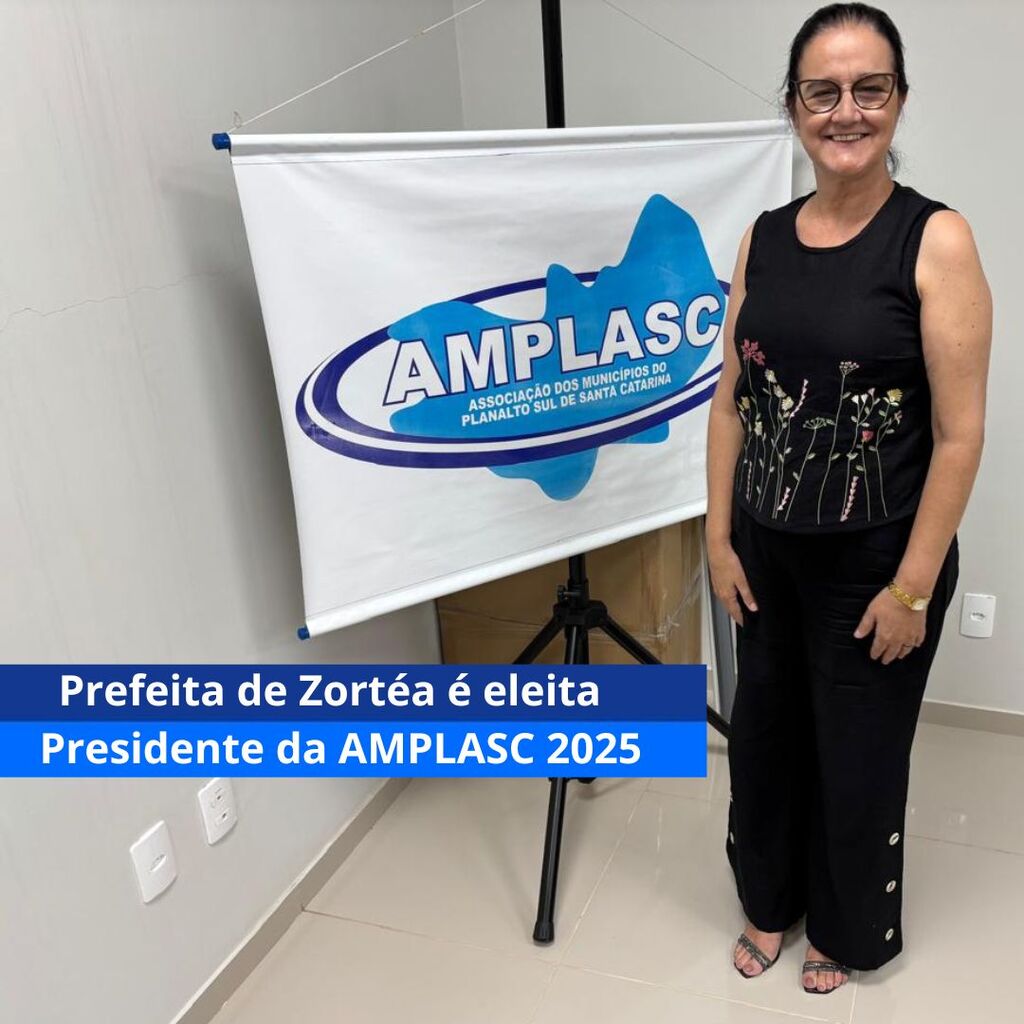 Eleita Diretoria da AMPLASC 2025- Prefeita de Zortéa assume a Presidência