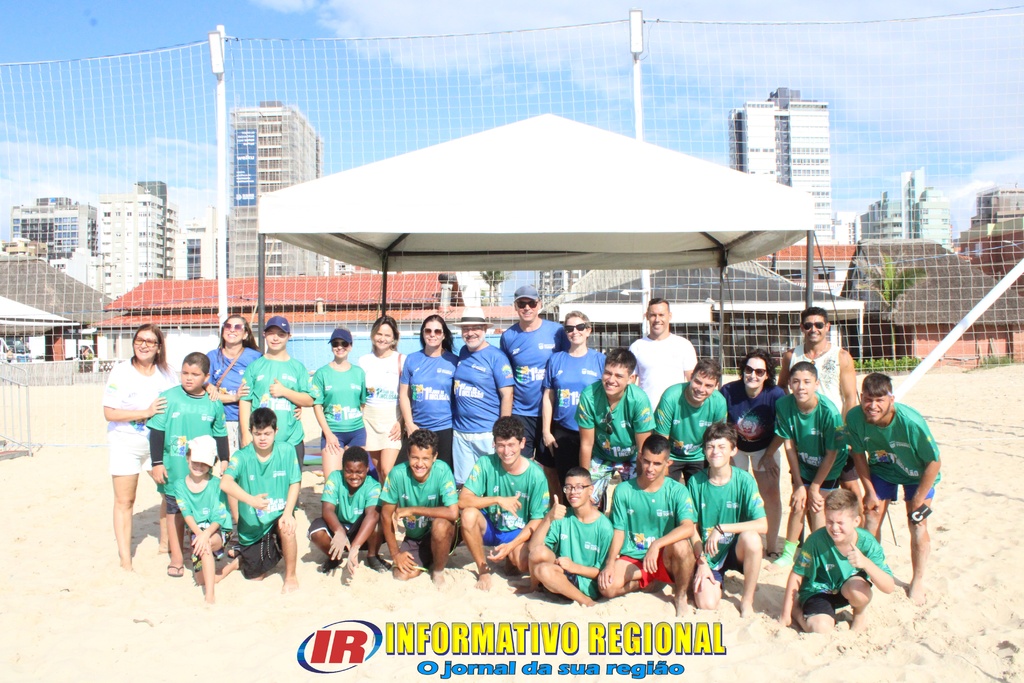JOGOS INCLUSIVOS MARCARAM A ABERTURA OFICIAL DO CAMPEONATO PRAIANO DE BEACH SOCCER DE TORRES