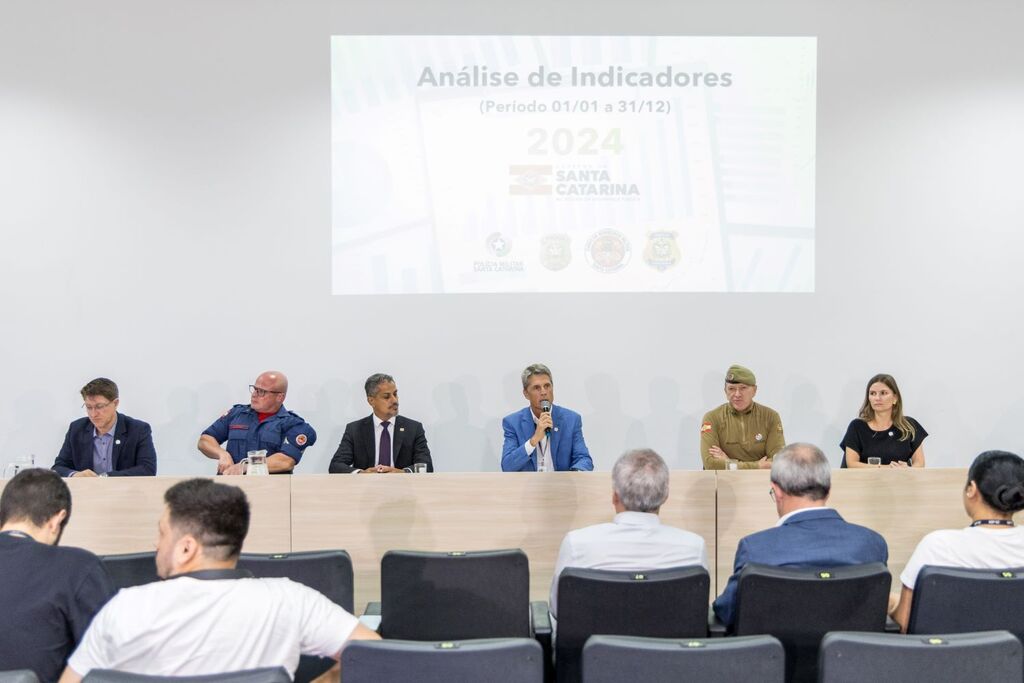 Santa Catarina apresenta queda histórica nos índices de criminalidade em 2024