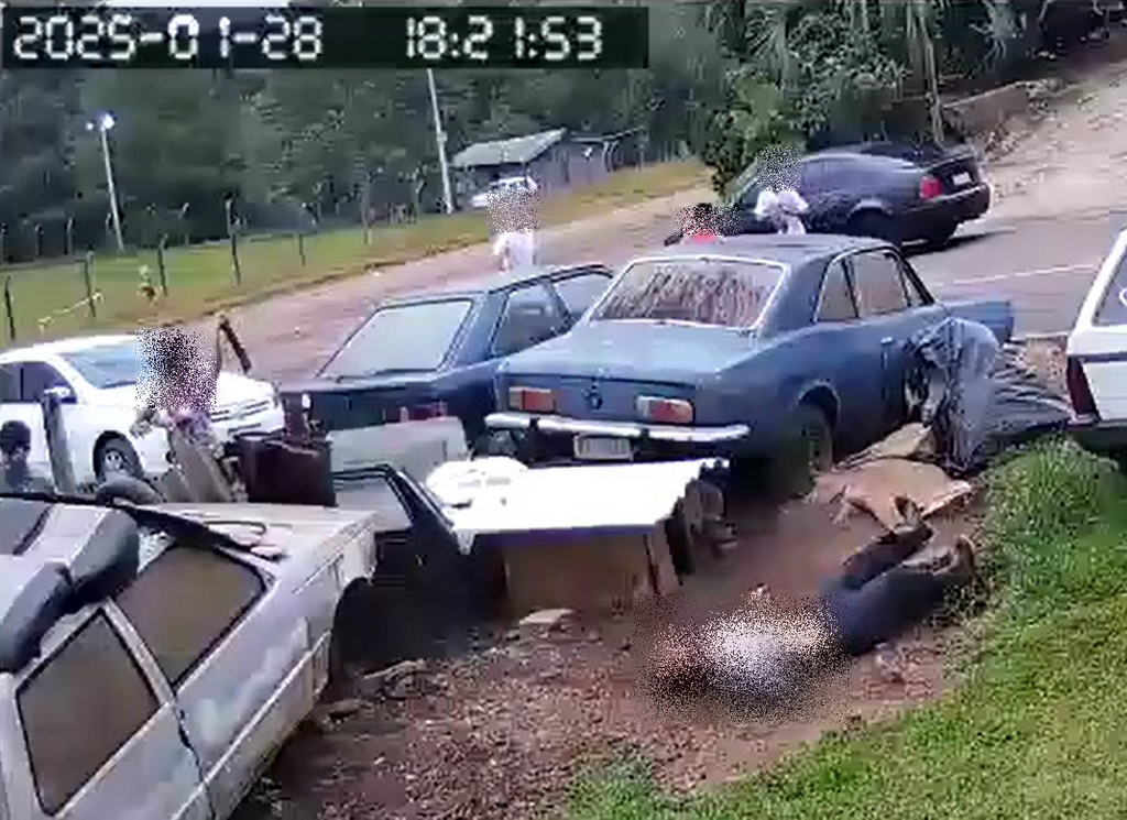 Homem sofre golpe de facão e outro é baleado em grave ocorrência no bairro Santo Antônio, em Irani