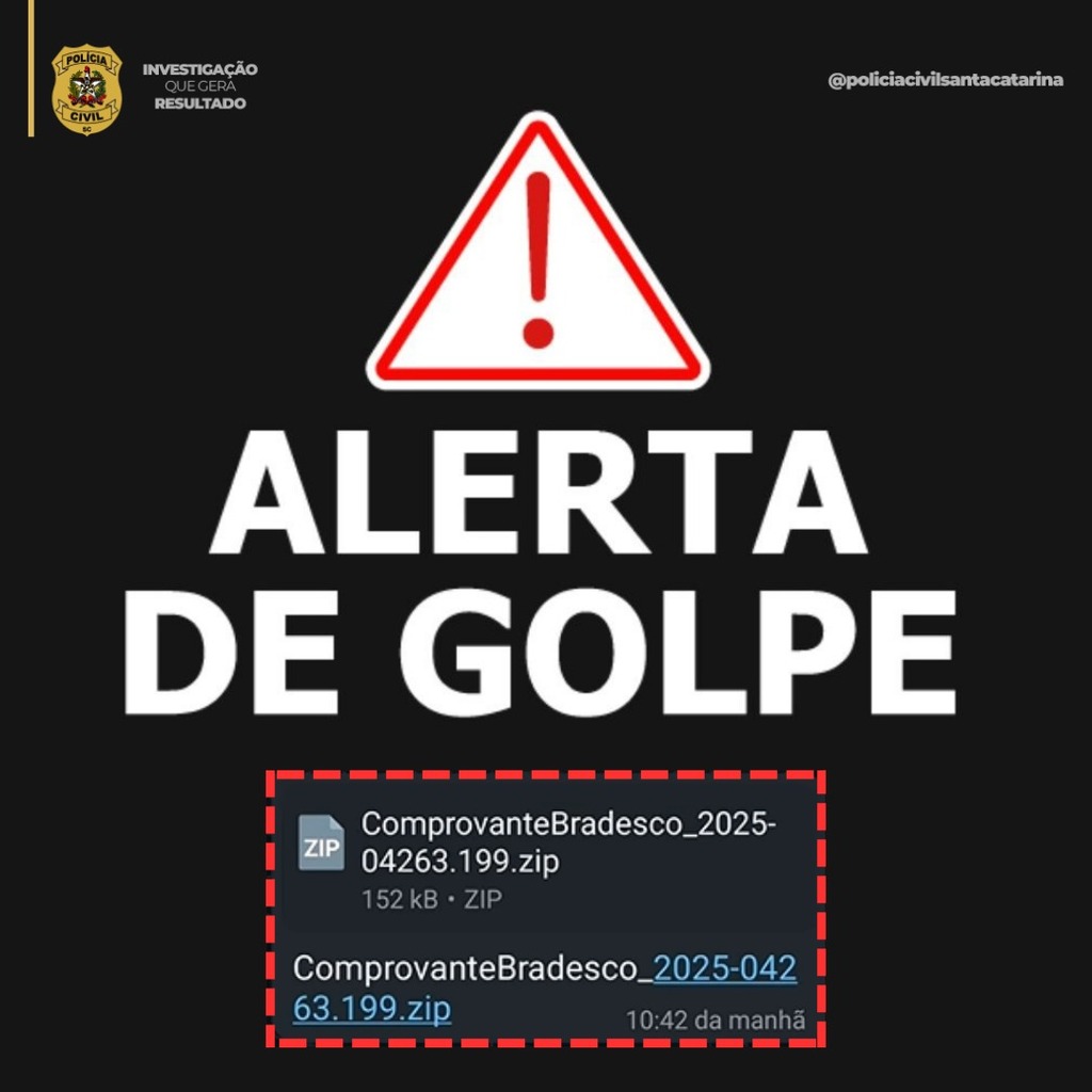 Polícia Civil alerta a população sobre um novo golpe