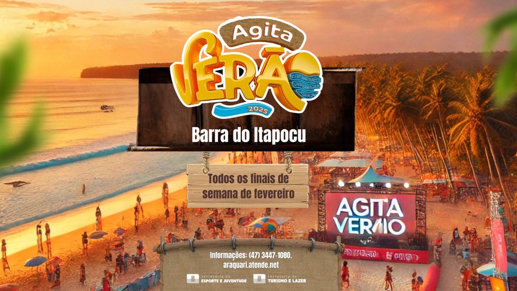 Araquari recebe evento com esportes, música e lazer na Barra do Itapocu