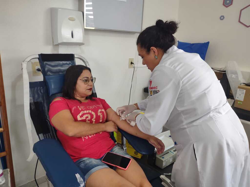 Campanha de Doação de Sangue em Otacílio Costa registra 78 doações e reforça estoques do Hemosc