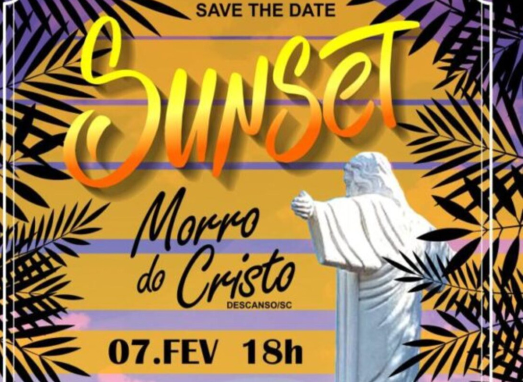 Acid/CDL promove o 1º Sunset no Morro do Cristo na próxima sexta-feira