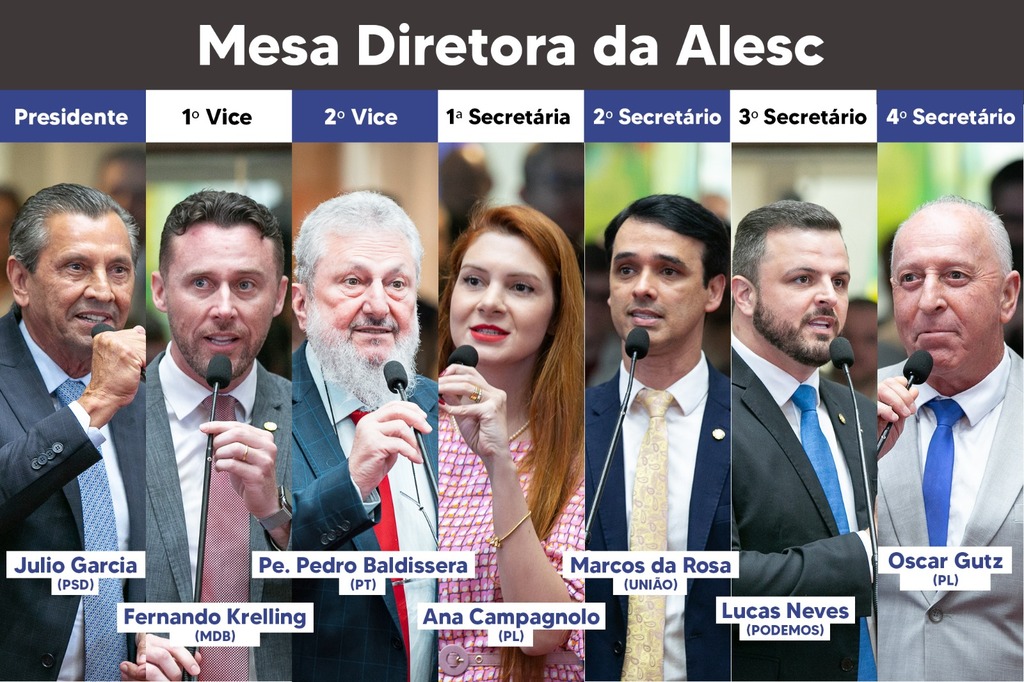 Parlamento elege nova Mesa Diretora para os próximos dois anos