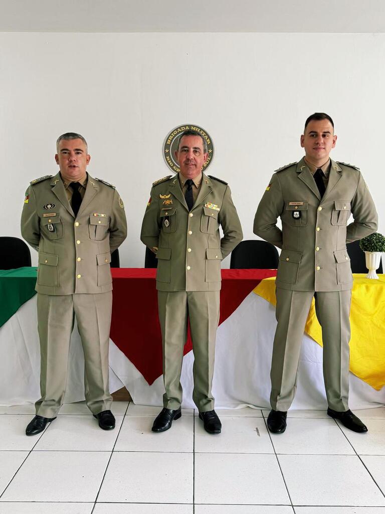 Capitão Pedro Puhl assume comando do esquadrão da Brigada Militar