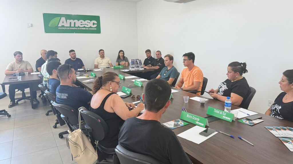 COLEGIADO DE TURISMO DA AMESC REALIZA PRIMEIRA REUNIÃO DE 2025