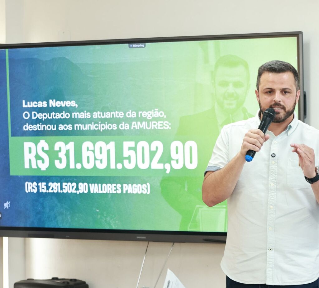 Lucas Neves apresenta balanço do mandato em reunião com prefeitos da Amures