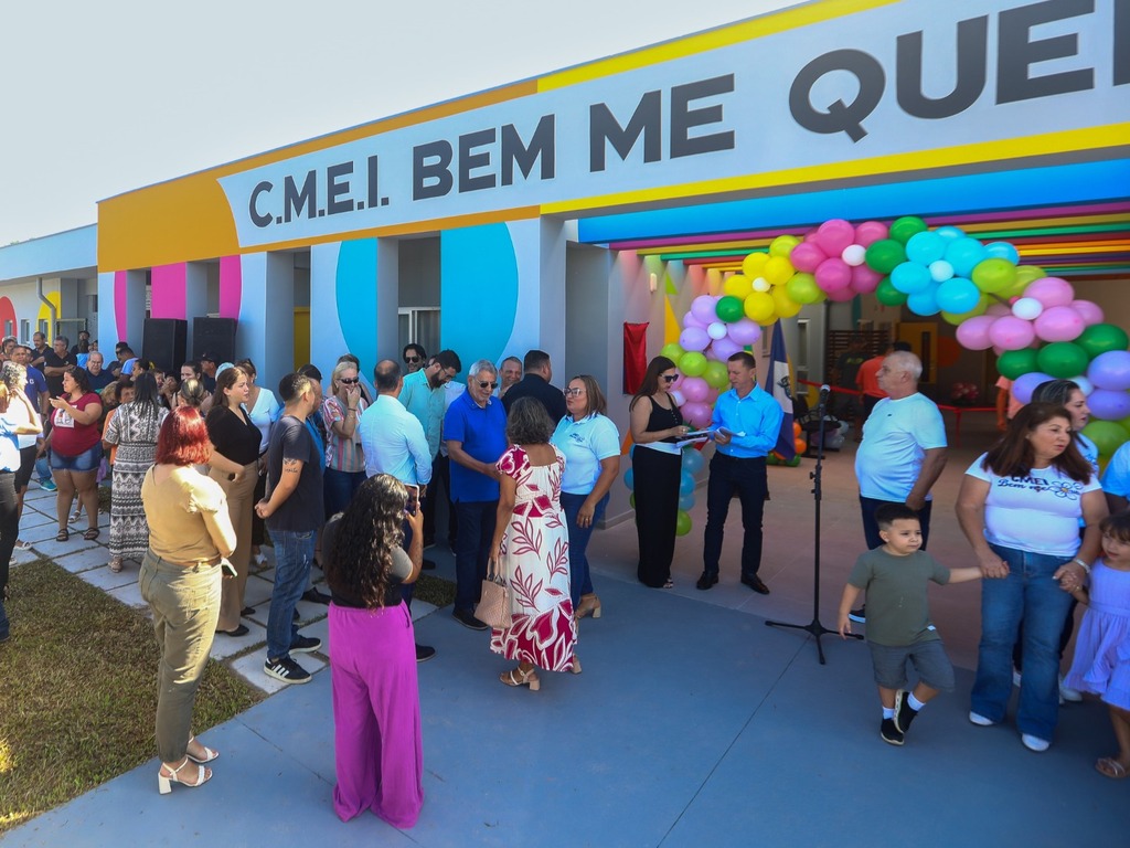 Prefeitura de São Francisco do Sul inaugura CMEI Bem Me Quer no Bairro Reta, marcando início do ano letivo